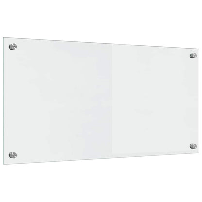 Küchenrückwand 2 pcs Transparent 80 x 40 cm Gehärtetes Glas