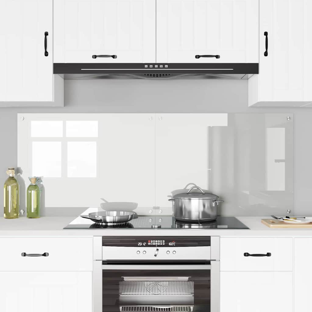 Küchenrückwand 2 pcs Transparent 80 x 60 cm Gehärtetes Glas