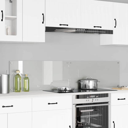 Küchenrückwand 2 pcs Transparent 90 x 40 cm Gehärtetes Glas