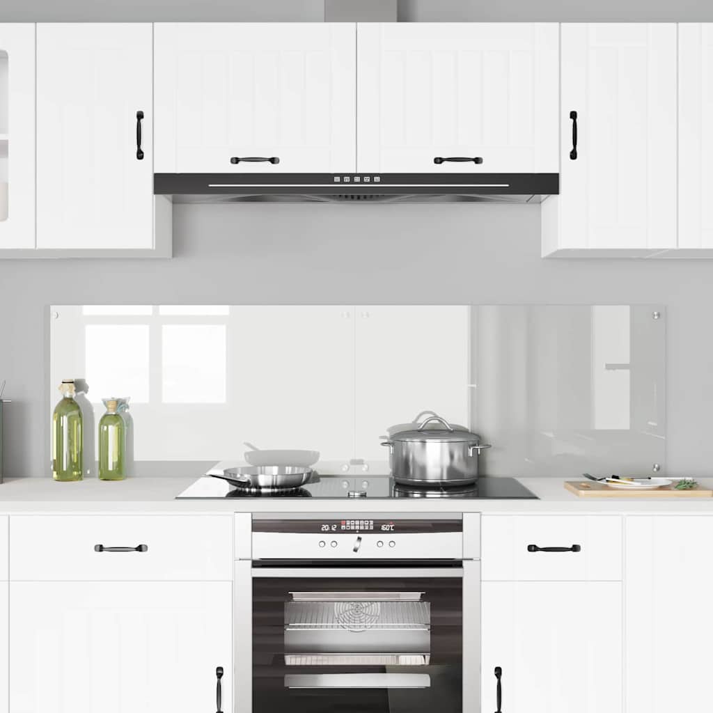 Küchenrückwand 2 pcs Transparent 90 x 50 cm Gehärtetes Glas