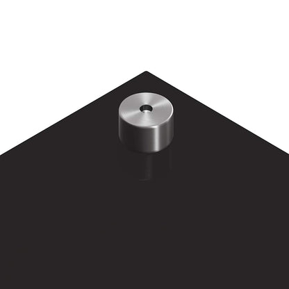 Küchenrückwand 2 pcs Schwarz 80 x 60 cm Gehärtetes Glas