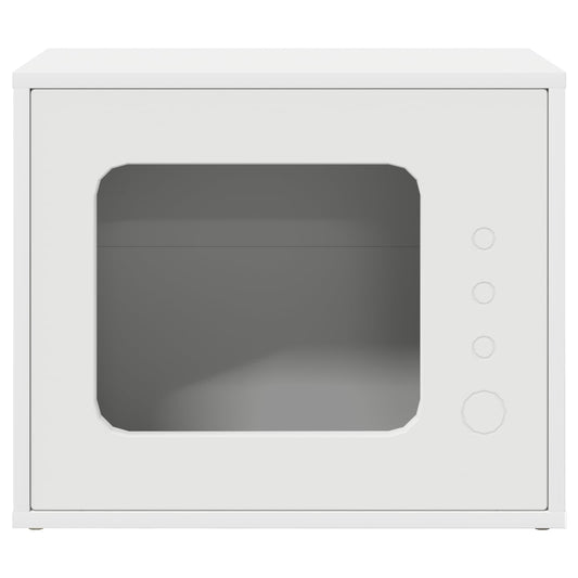 Katzenhaus Weiß 51 x 30 x 42 cm Holzwerkstoff