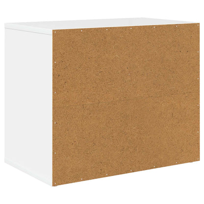 Katzenhaus Glänzend Weiß 51 x 30 x 42 cm Holzwerkstoff