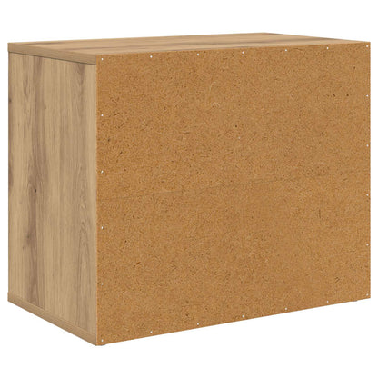 Katzenhaus Kunsthandwerk Eiche 51 x 30 x 42 cm Holzwerkstoff