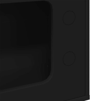 Katzenhaus Schwarz 51 x 30 x 52 cm Holzwerkstoff