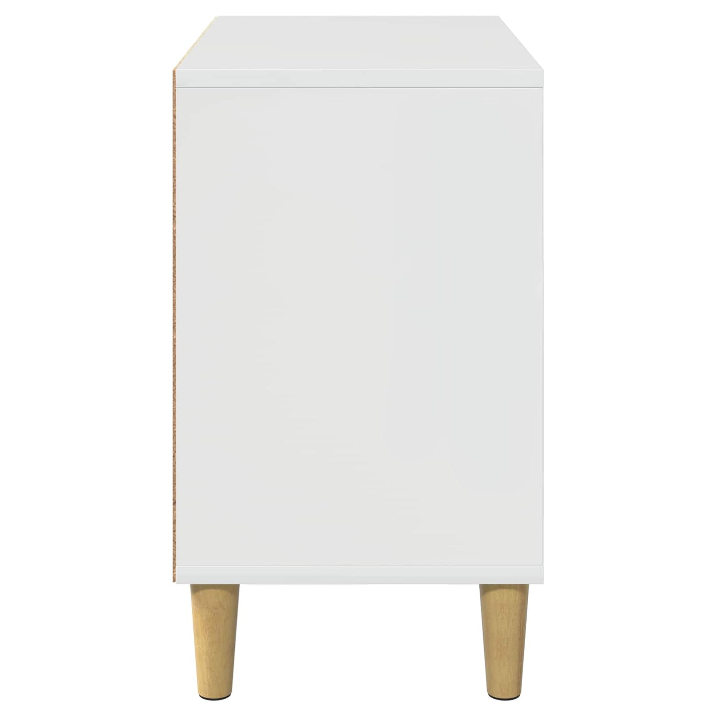 Katzenhaus Glänzend Weiß 51 x 30 x 52 cm Holzwerkstoff