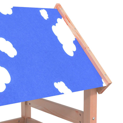 Spielturm Braun 52,5 x 110,5 x 215 cm Massives Douglasienholz