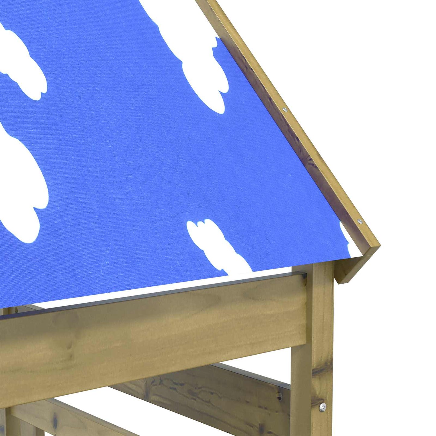 Spielturm Braun 52,5 x 85 x 265 cm Massives imprägniertes Holz