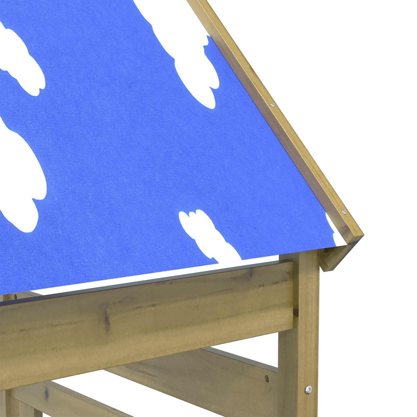 Spielturm Braun 52,5 x 85 x 265 cm Massives imprägniertes Holz