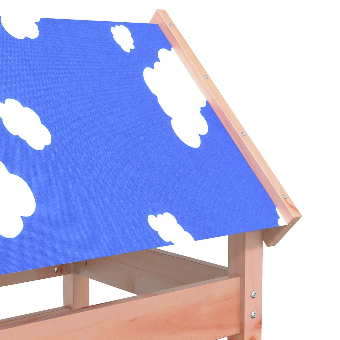 Spielturm Braun 52.5 x 85 x 239 cm Massives Douglasienholz