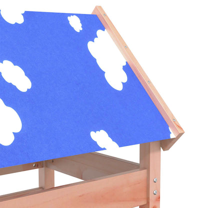 Spielturm Braun 52.5 x 85 x 239 cm Massives Douglasienholz