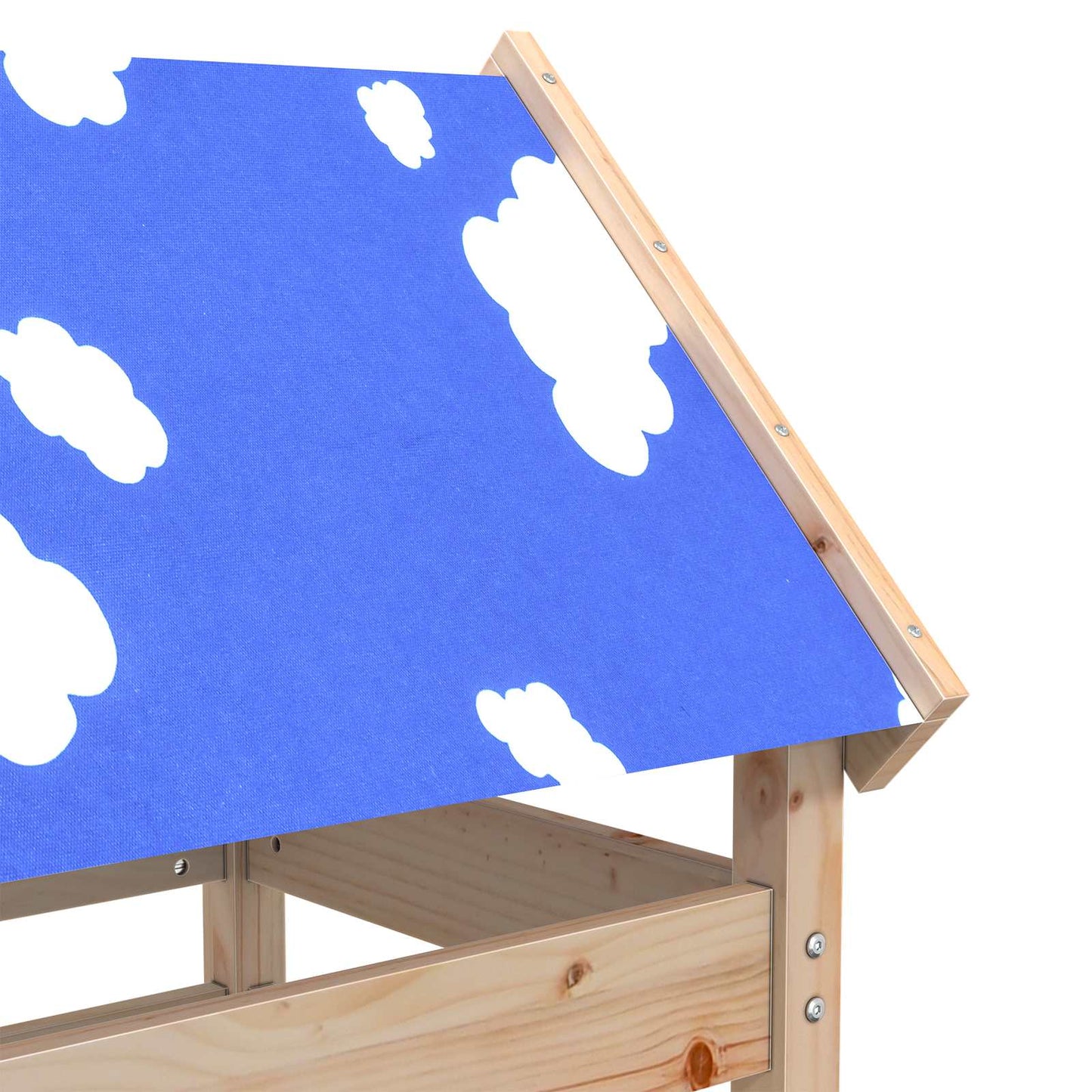 Spielturm Braun 85 x 52,5 x 239 cm Massives Kiefernholz