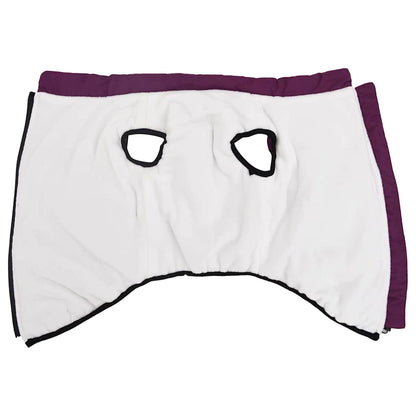 Hundemantel mit Geschirr Lila 5XL Fleece und Polyester