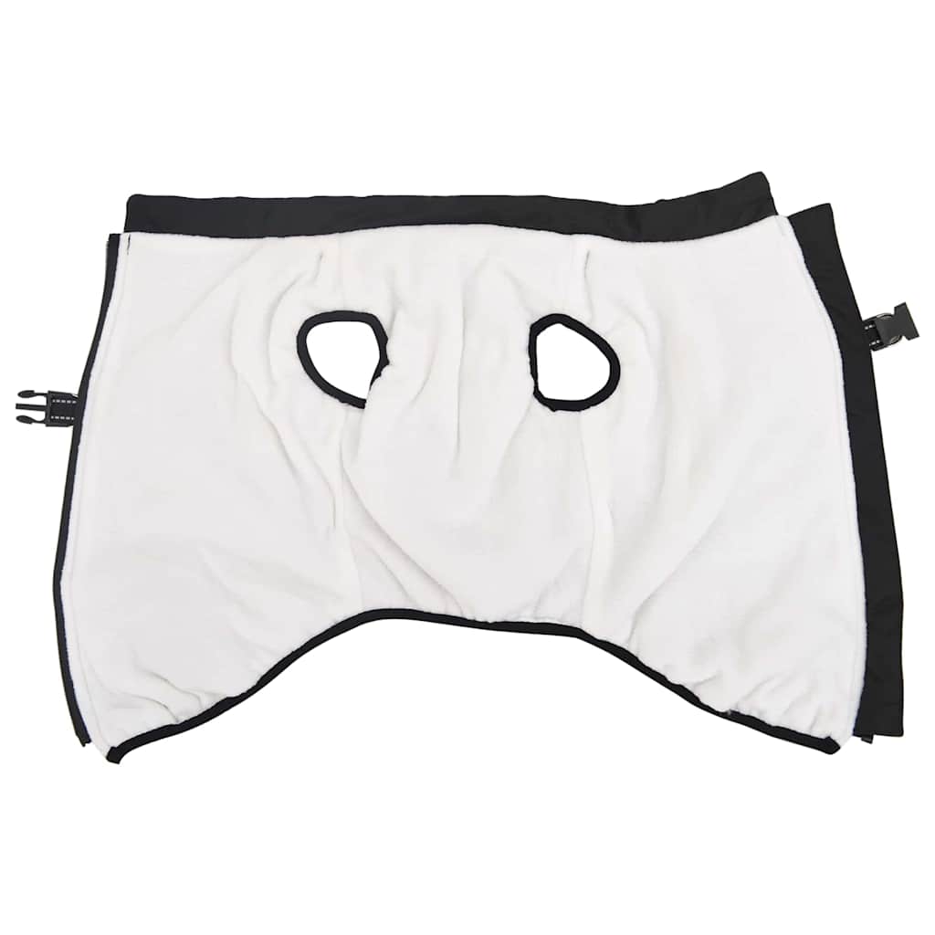 Hundemantel mit Geschirr Schwarz 3XL Fleece und Polyester