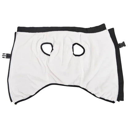 Hundemantel mit Geschirr Schwarz 6XL Fleece und Polyester