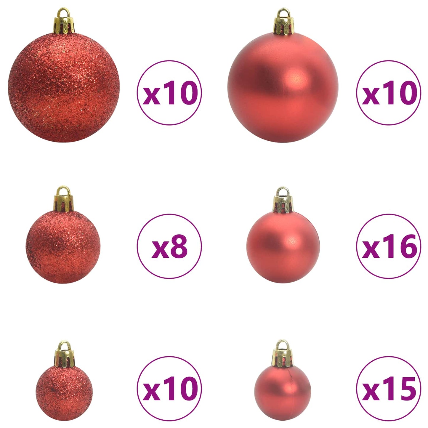 Künstlicher klappbarer Weihnachtsbaum Weiß 300 cm PVC und Stahl