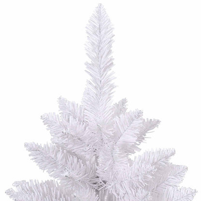 Künstlicher klappbarer Weihnachtsbaum Weiß 300 cm PVC und Stahl