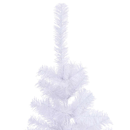 Künstlicher Weihnachtsbaum Weiß 120 cm PVC und Stahl