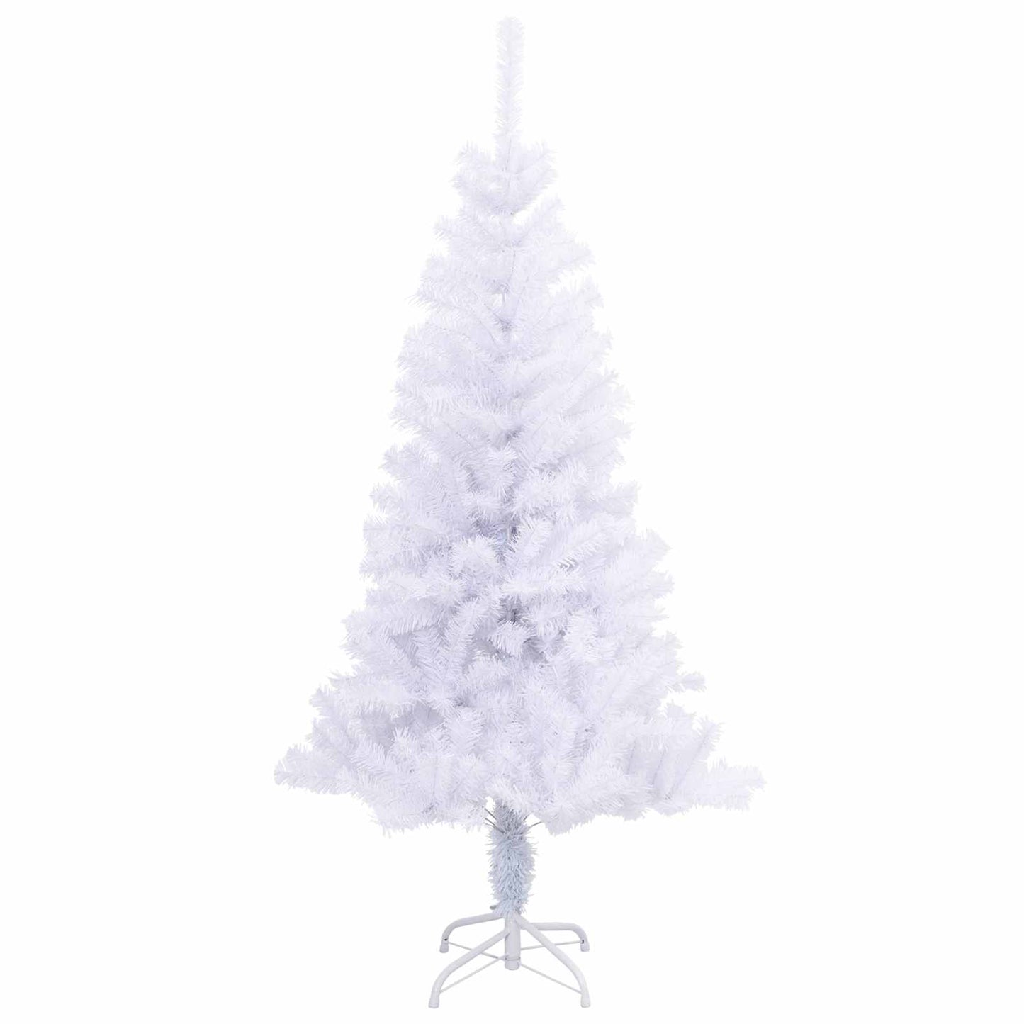Künstlicher Weihnachtsbaum Weiß 150 cm PVC und Stahl