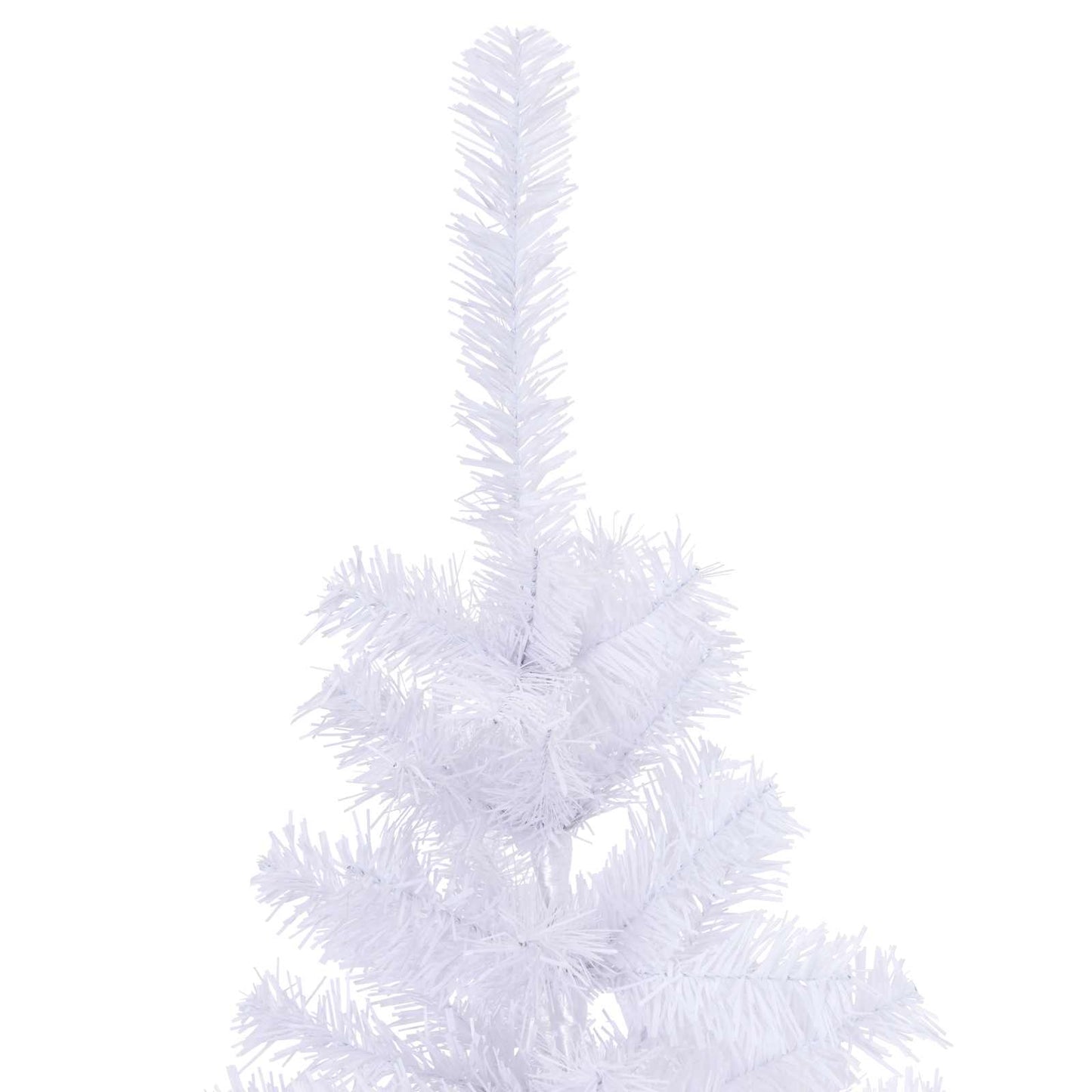Künstlicher Weihnachtsbaum Weiß 150 cm PVC und Stahl