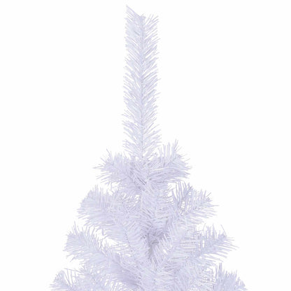 Künstlicher Weihnachtsbaum Weiß 210 cm PVC und Stahl