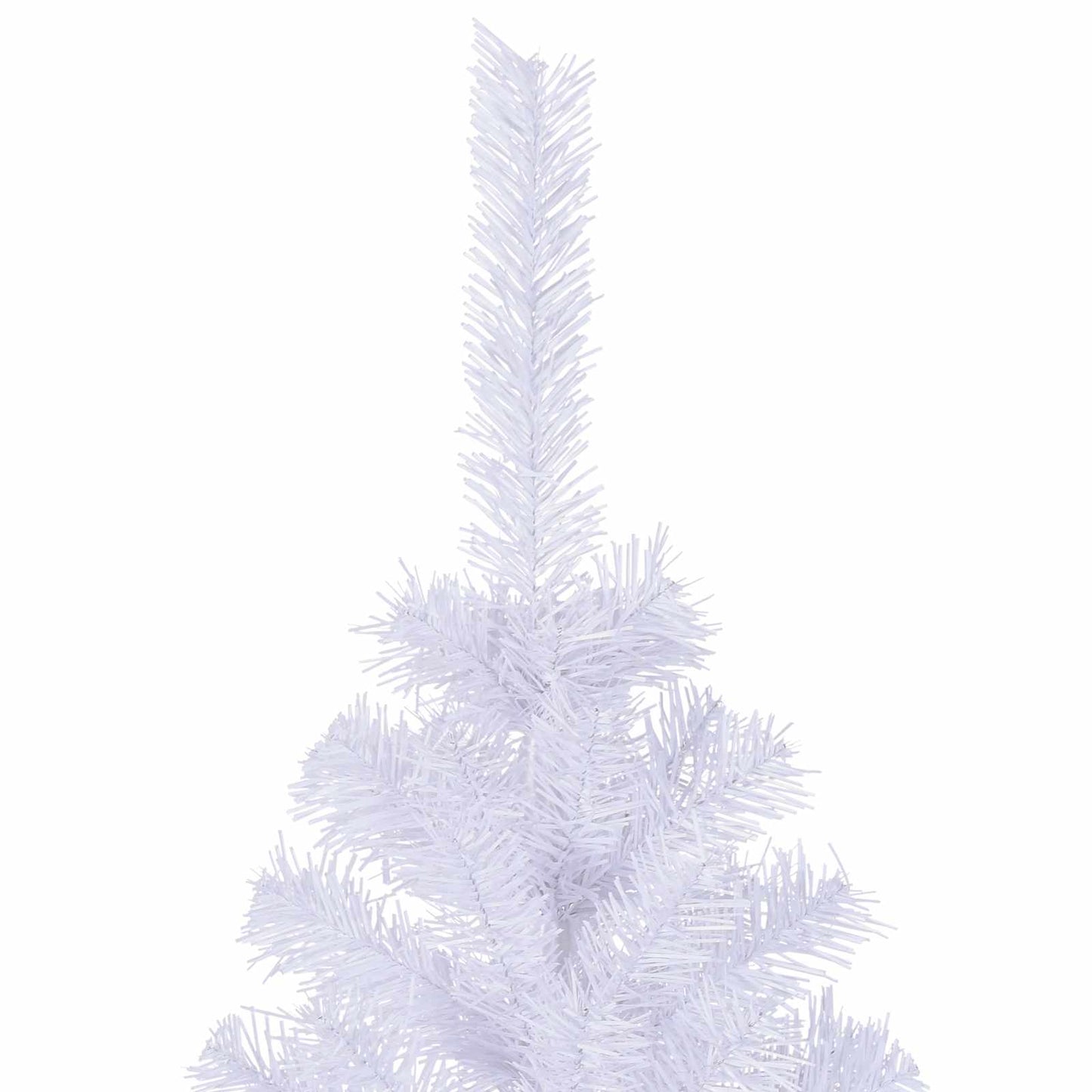 Künstlicher Weihnachtsbaum Weiß 240 cm PVC und Stahl