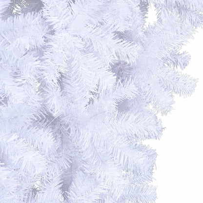 Künstlicher Weihnachtsbaum Weiß 240 cm PVC und Stahl