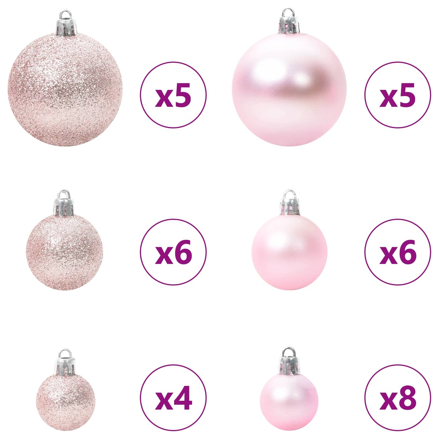 Künstlicher Weihnachtsbaum Weiß 150 cm PVC und Stahl