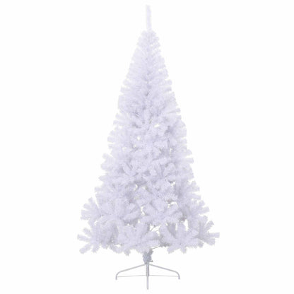Künstlicher Weihnachtsbaum Weiß 240 cm PVC und Stahl