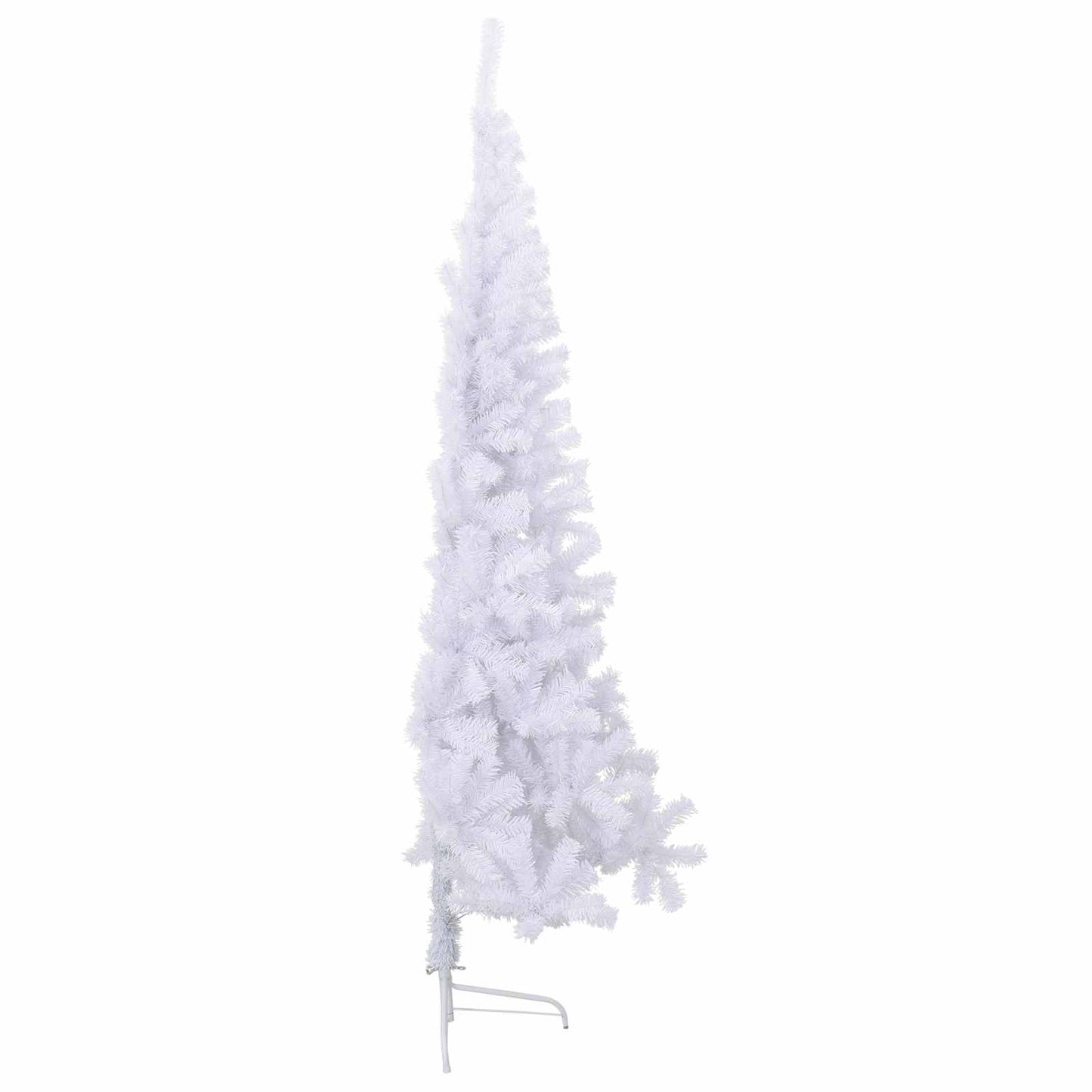 Künstlicher Weihnachtsbaum Weiß 240 cm PVC und Stahl
