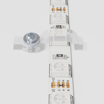 LED Streifen 4 pcs Schwarz und Transparent 90 x 0,8 x 0,3 cm