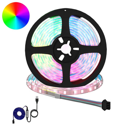 LED Streifen 4 pcs Schwarz und Transparent 210 x 0,8 x 0,3 cm