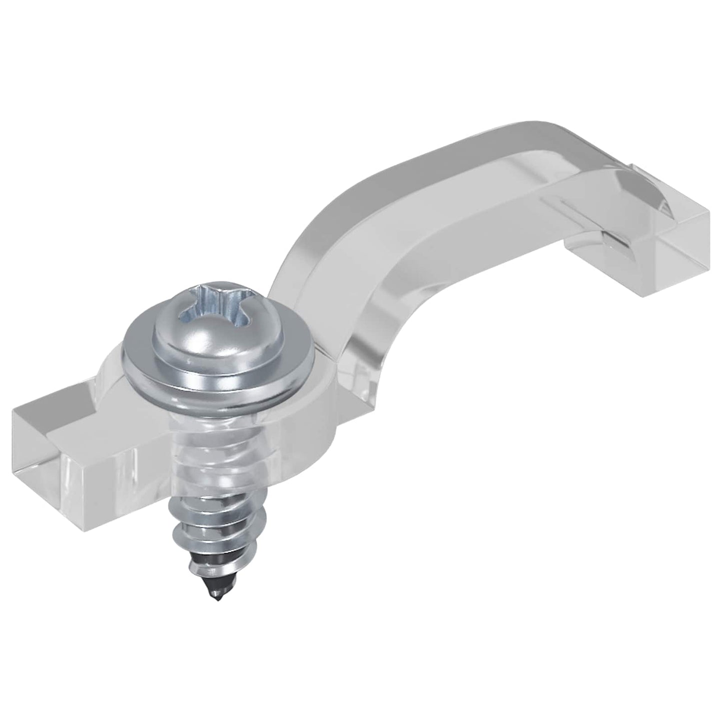 LED Streifen 4 pcs Schwarz und Transparent 550 x 0,8 x 0,3 cm