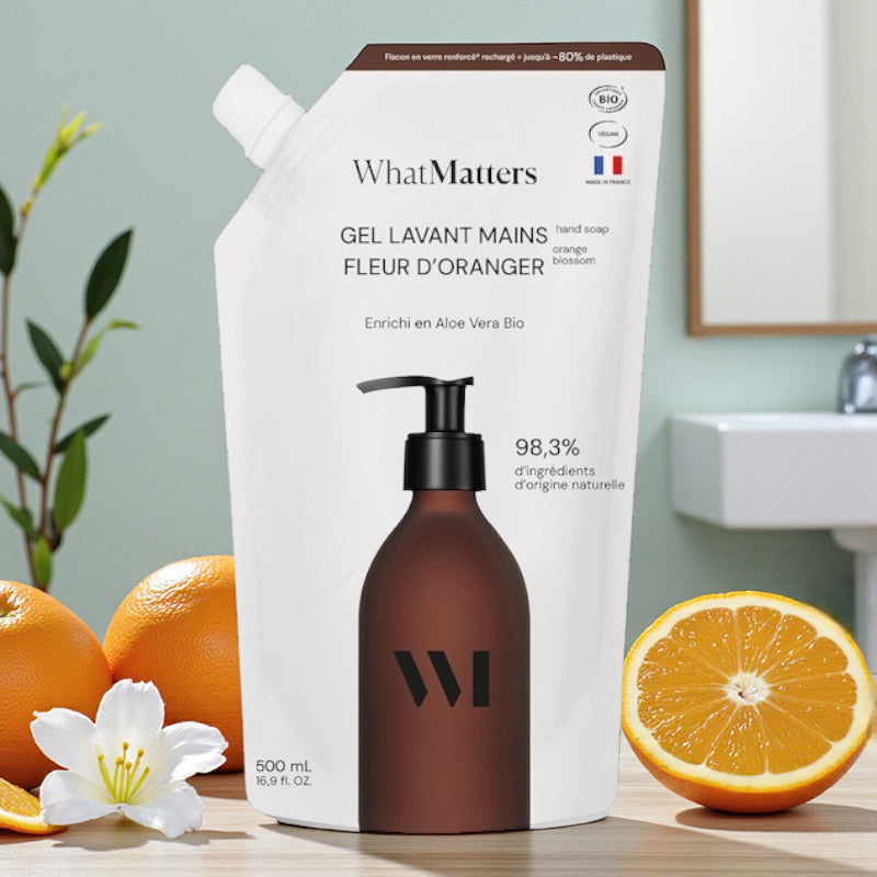 Eco-recharge Gel Lavant Mains Fleur d'Oranger 500mL