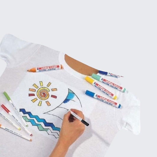 Edding 4500 Textile Marker – 2-3 mm Rundspitze, Karminrot