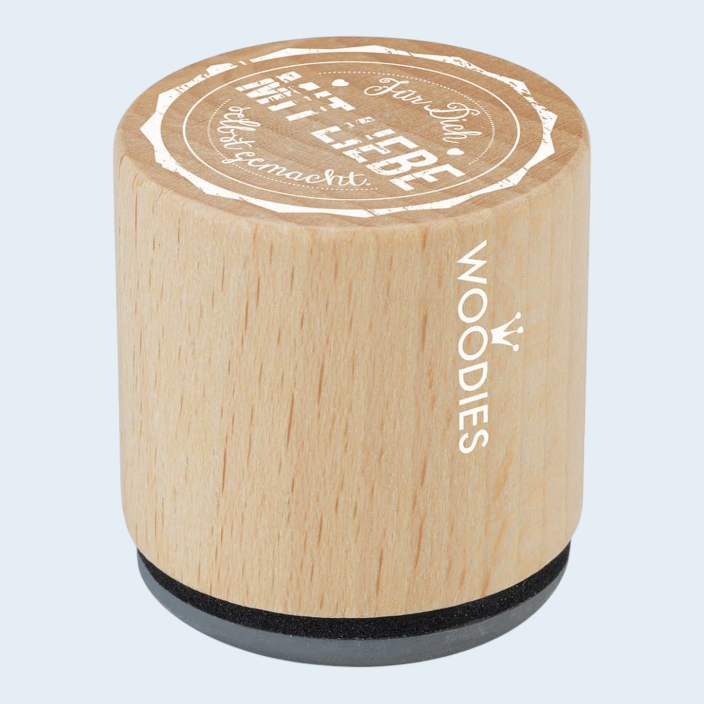 Woodies Holzstempel  Für Dich mit Liebe Ø 3 cm