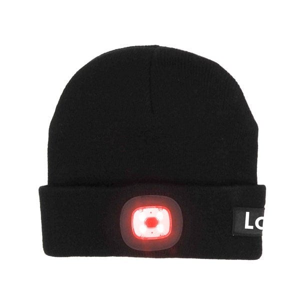 Star LED Duo Strickmütze – USB, Doppelte LED & 3 Dimmstufen