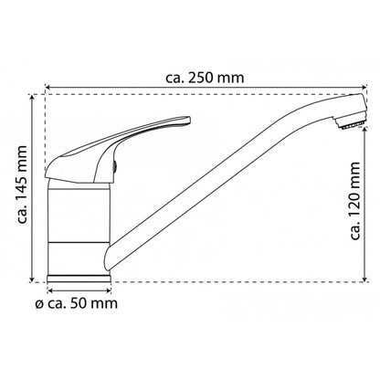 EISL Küchenarmatur GRANDE VITA CLASSIC Niederdruck Chrom