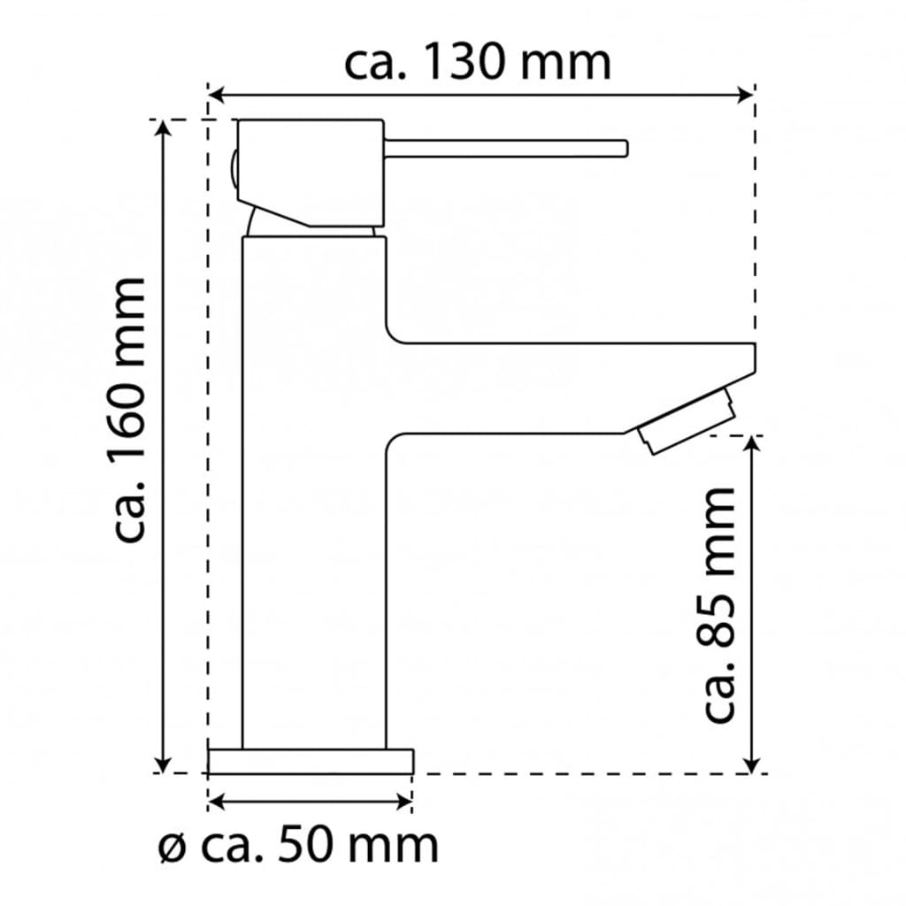 Waschtischarmatur CALVINO Chrom