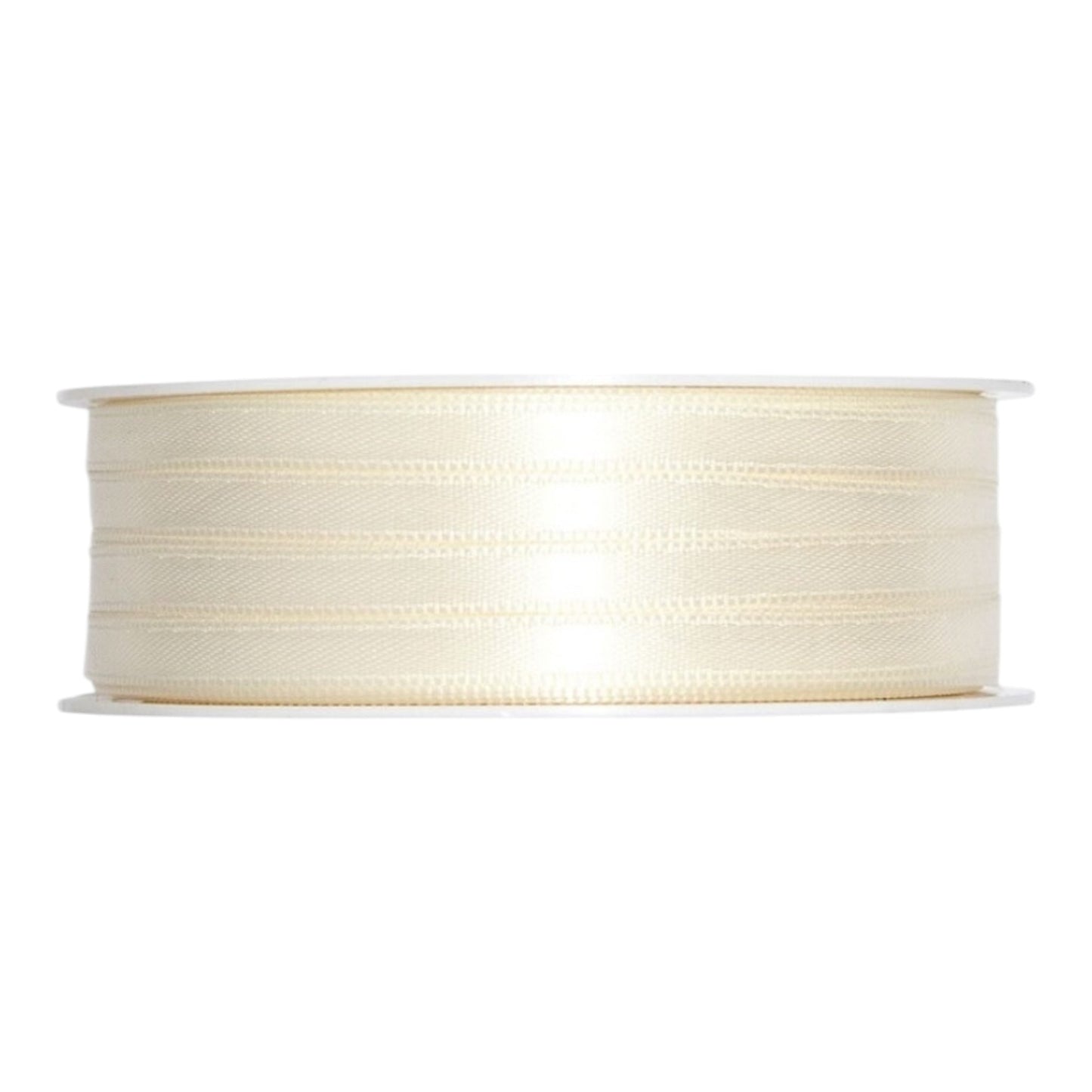 Satinband doppelseitig 3 mm x 50 m , Beige
