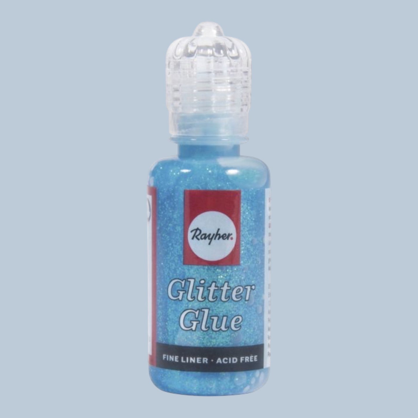 Rayher Glitter-Glue – 20 ml, irisierend, Hellblau