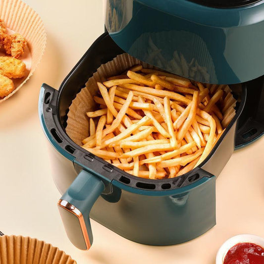 Backpapier für Airfryer – 100 Stück, perforiert, Ø 23 cm