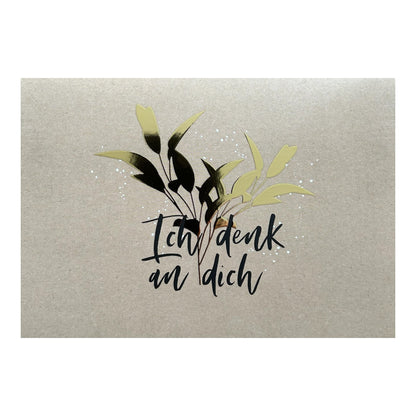 Postkarte Ich denk an dich