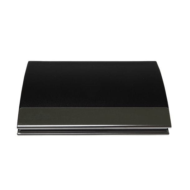 Madison Visitenkarten-Etui aus Metall & Kunstleder