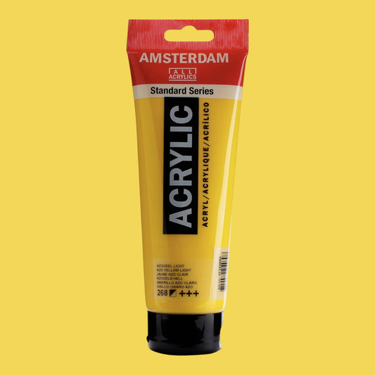 Amsterdam Standard Series Acrylfarbe - Azogelb Hell 268