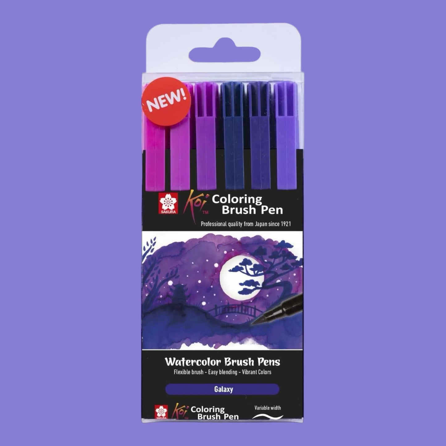 Sakura Koi Watercolor Brush Pen Set „Galaxy“