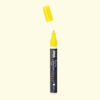 Kreul Textil Marker Opak, Gelb , 2-4 mm