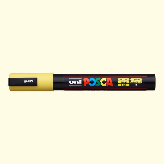 Uni Posca PC-5M Acrylmarker 1.8-2.5mm Gelb 2