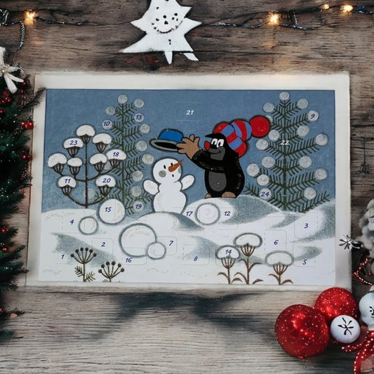 Postkarte Adventskalender