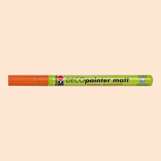 Marabu Deco Painter Acrylmarker Mandarine – Matt